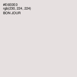 #E6E0E0 - Bon Jour Color Image